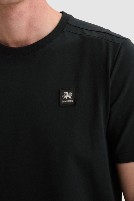 Vanguard blauwe heren t-shirt | Close up