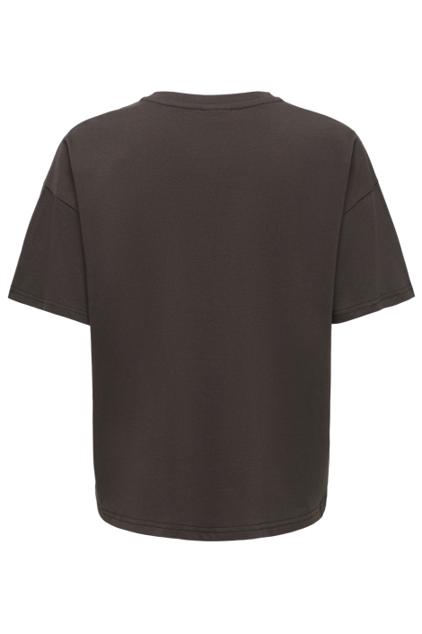 Jacqueline de Yong bruine dames t-shirt | Achteraanzicht