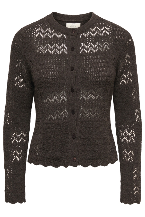 Jacqueline de Yong bruine dames vest | Vooraanzicht