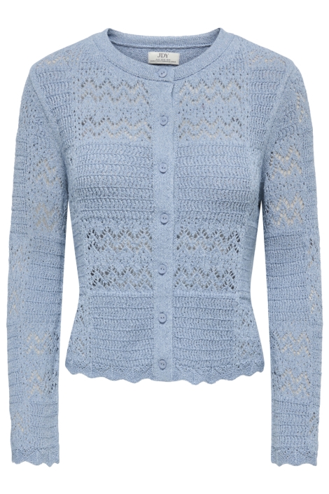 Jacqueline de Yong blauwe dames vest | Vooraanzicht