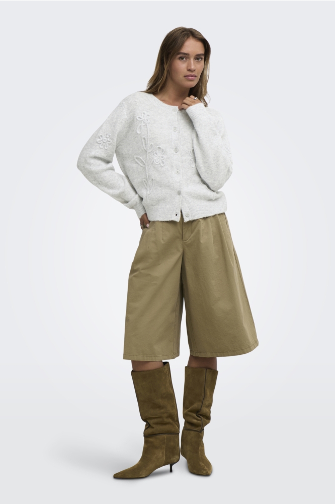 Jacqueline de Yong grijze dames vest | Model