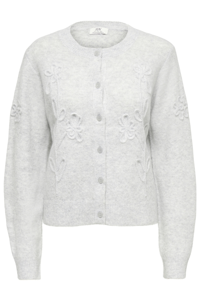 Jacqueline de Yong grijze dames vest | Vooraanzicht