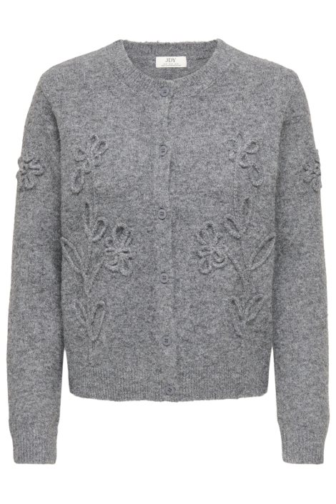 Jacqueline de Yong grijze dames vest | Vooraanzicht
