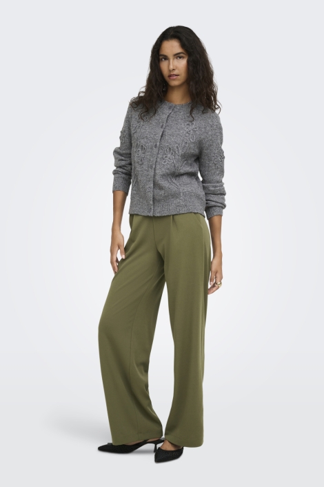Jacqueline de Yong grijze dames vest | Model