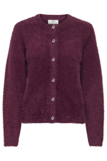 Jacqueline de Yong jdyprime jayla l/s o-neck cardigan Bordeaux