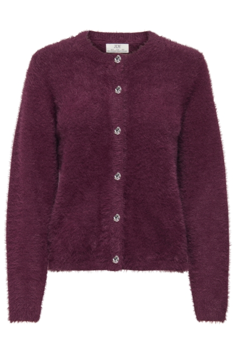 Jacqueline de Yong bordeaux dames vest | Vooraanzicht