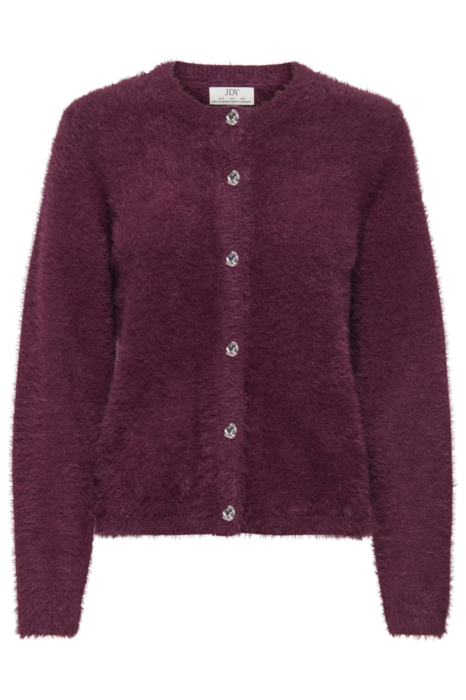 Jacqueline de Yong bordeaux dames vest | Vooraanzicht