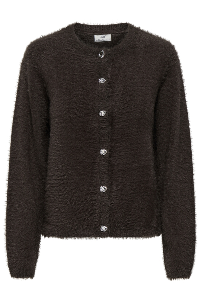 Jacqueline de Yong bruine dames vest | Vooraanzicht