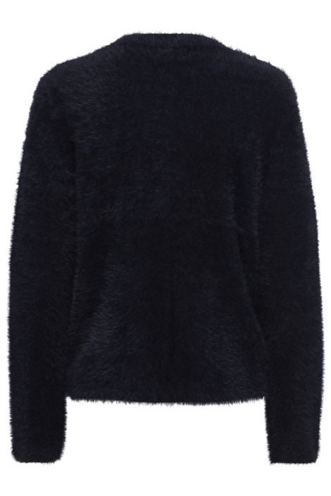 Jacqueline de Yong zwarte dames vest | Achteraanzicht