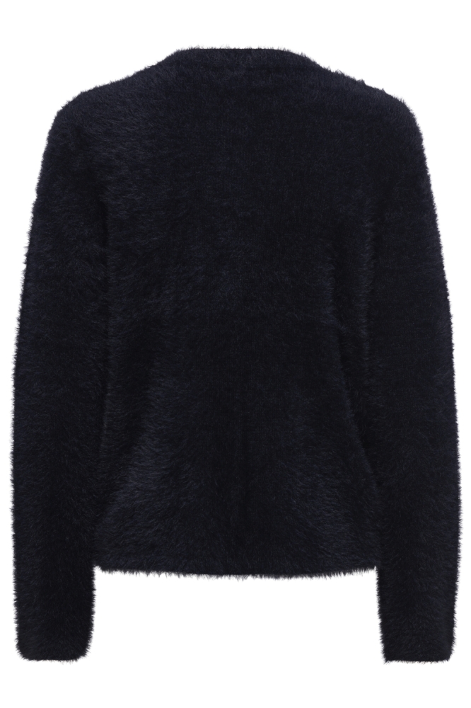 Jacqueline de Yong zwarte dames vest | Achteraanzicht
