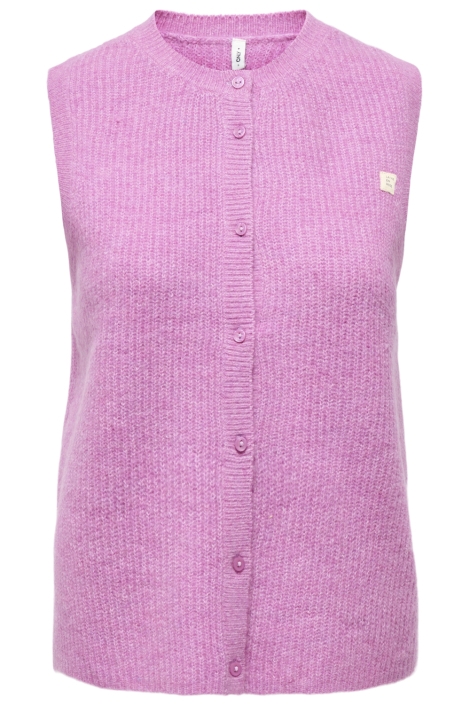 Only roze dames vest | Vooraanzicht