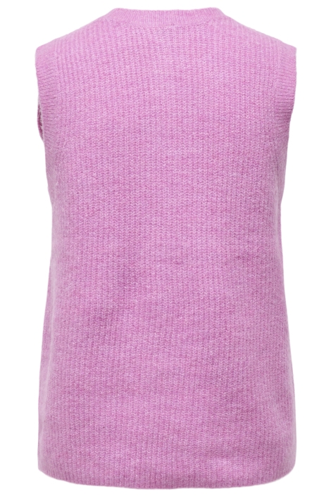 Only roze dames vest | Achteraanzicht