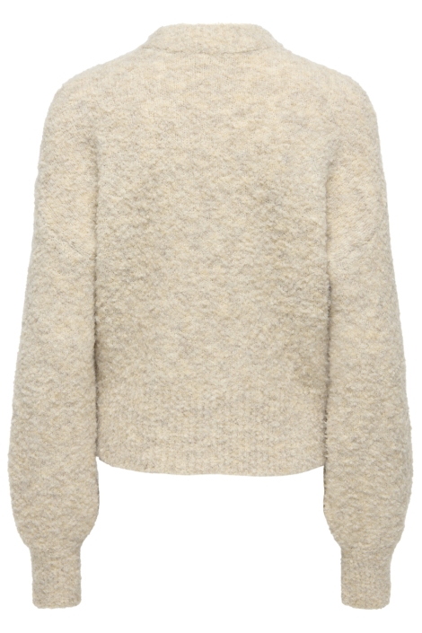 Only beige dames vest | Achteraanzicht