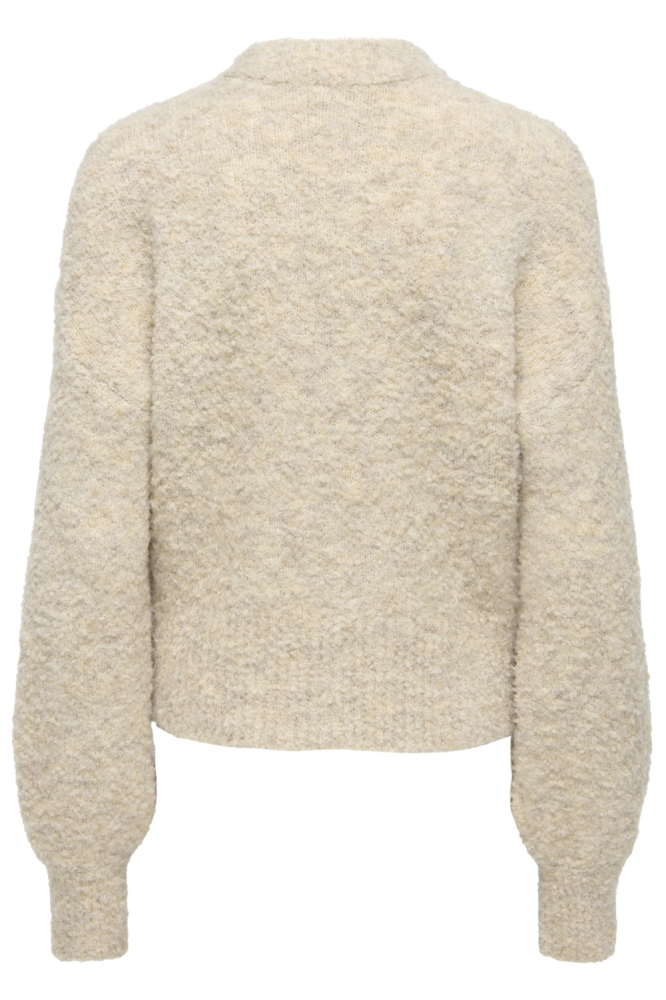 Only beige dames vest | Achteraanzicht