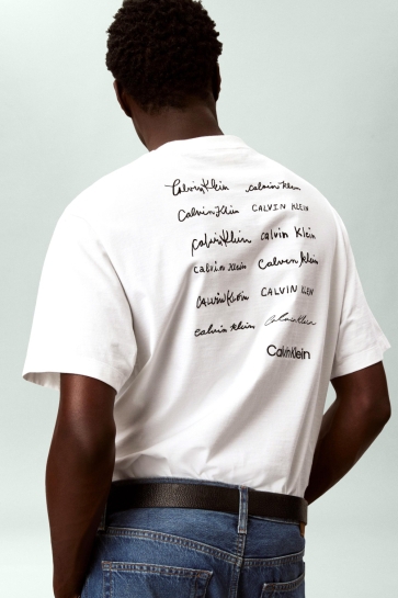 Calvin Klein 16s april graphic se Wit