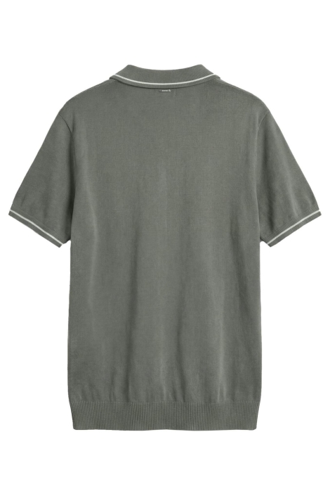 Antony Morato groene heren polo | Achteraanzicht