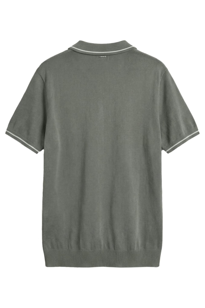 Antony Morato groene heren polo | Achteraanzicht