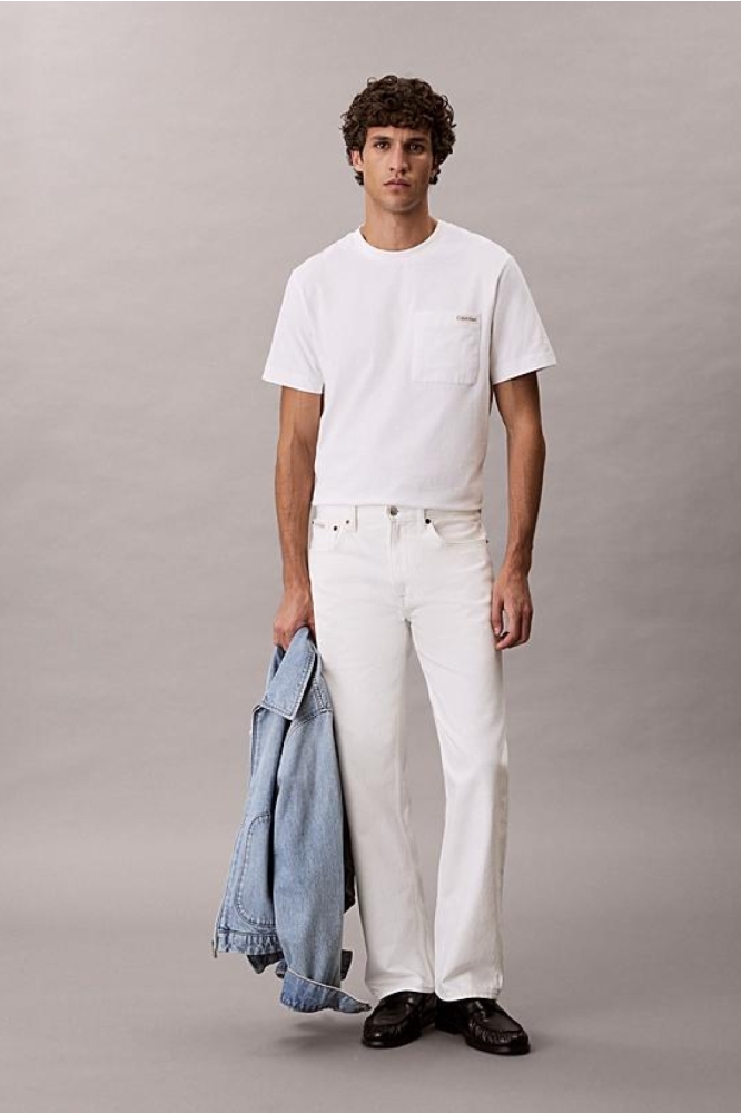 Calvin Klein witte heren t-shirt | Model