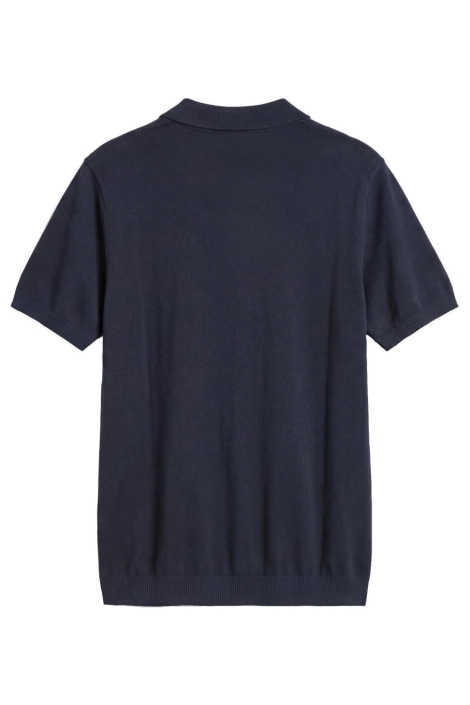 Antony Morato blauwe heren polo | Achteraanzicht