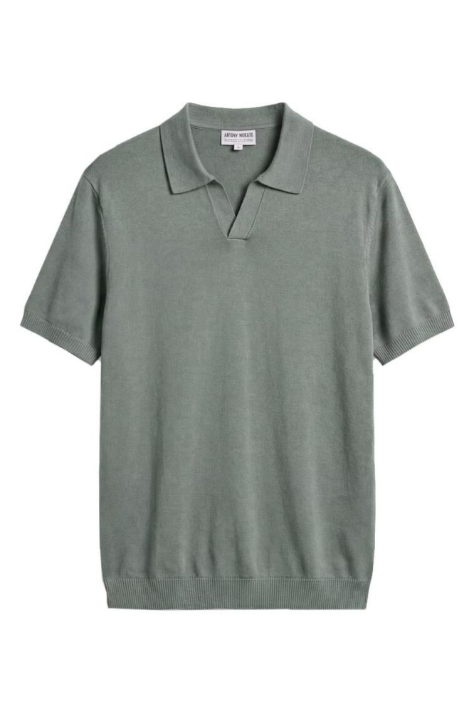 Antony Morato groene heren polo | Vooraanzicht