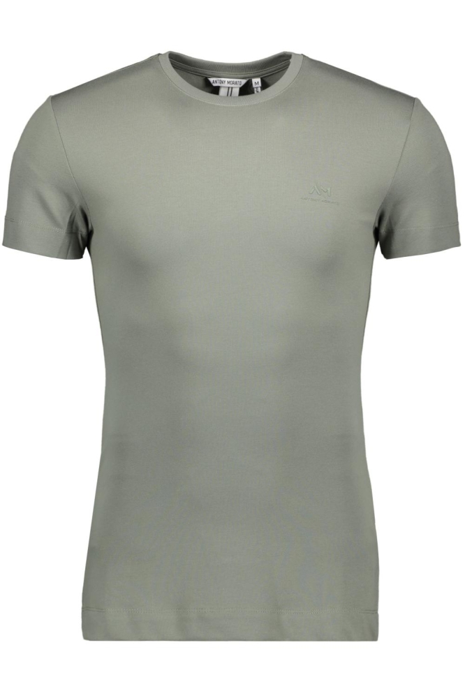 Antony Morato groene heren t-shirt | Vooraanzicht