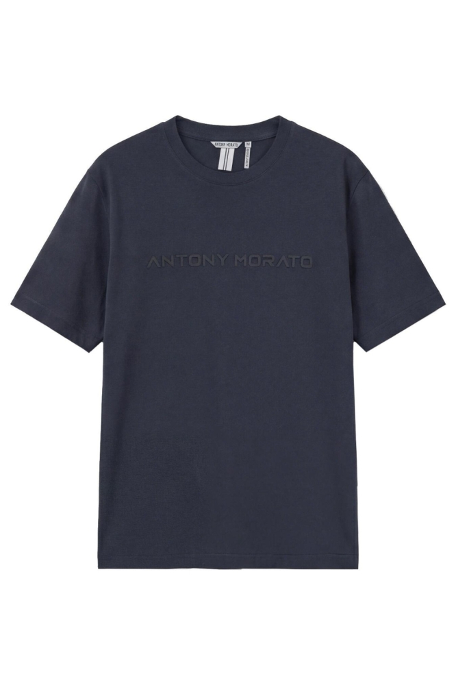 Antony Morato blauwe heren t-shirt | Vooraanzicht
