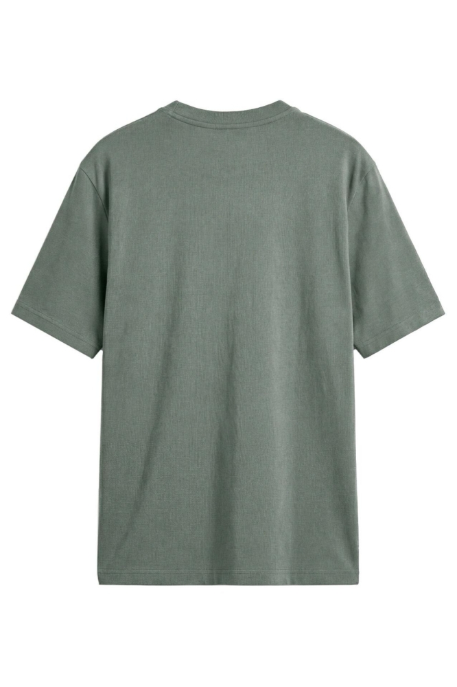 Antony Morato groene heren t-shirt | Achteraanzicht