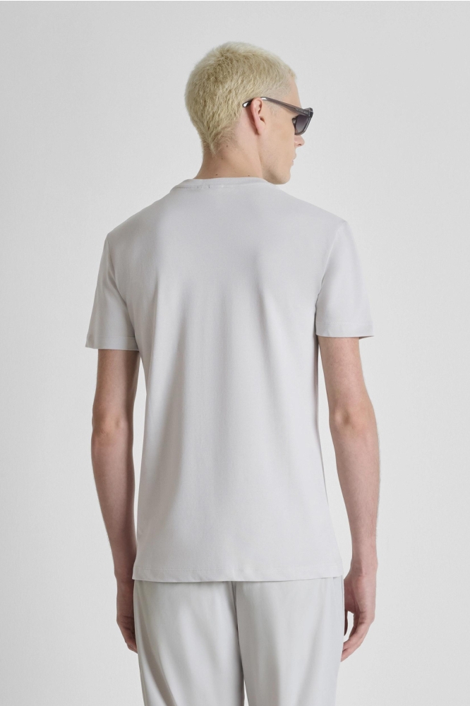 Antony Morato grijze heren t-shirt | Model achteraanzicht