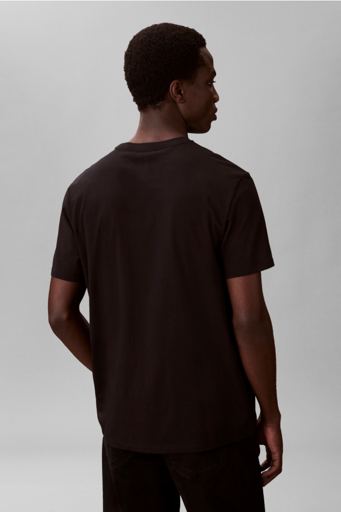 Calvin Klein zwarte heren t-shirt | Model achteraanzicht