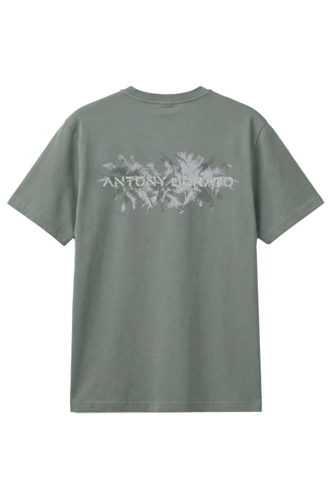 Antony Morato groene heren t-shirt | Achteraanzicht