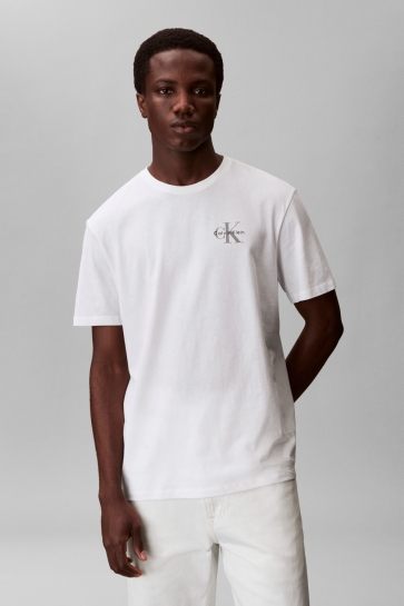 Calvin Klein ss 30s jersey classic micro m Wit