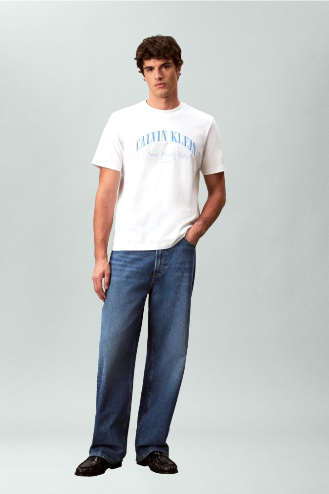 Calvin Klein witte heren t-shirt | Model