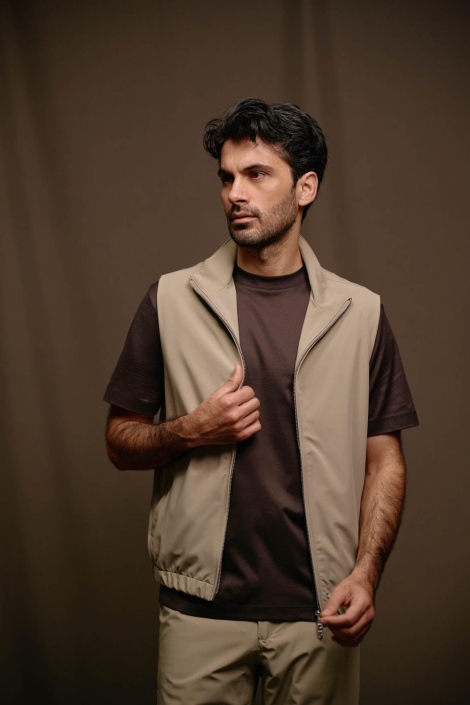 Malelions bruine heren t-shirt | Model