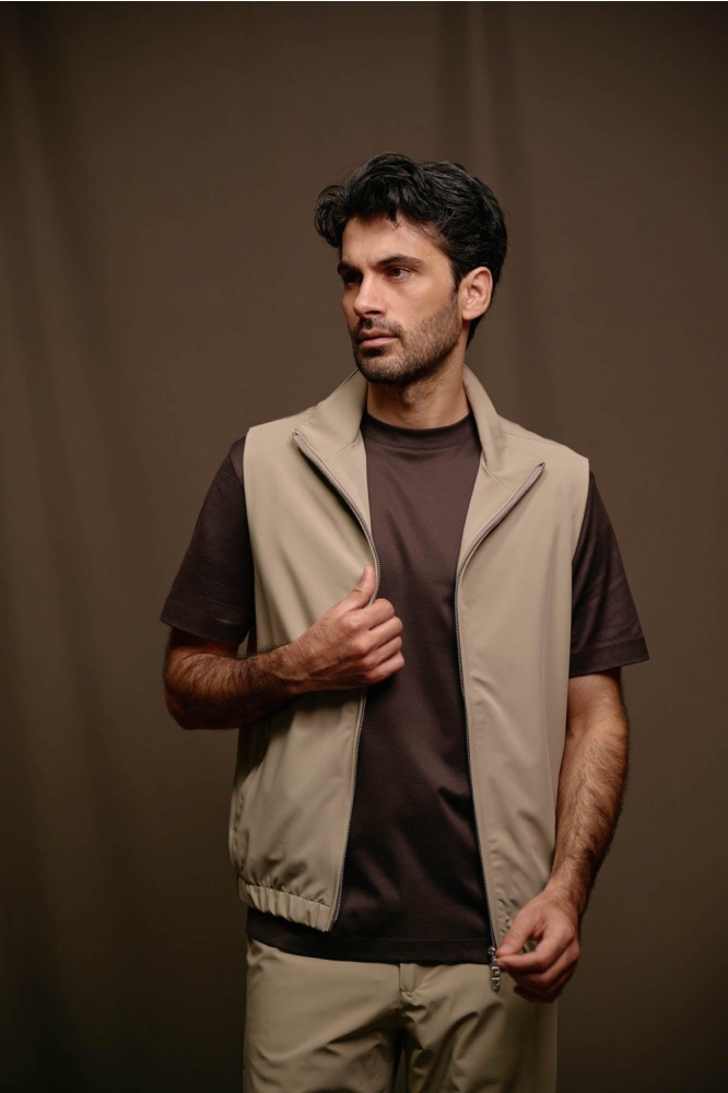 Malelions bruine heren t-shirt | Model