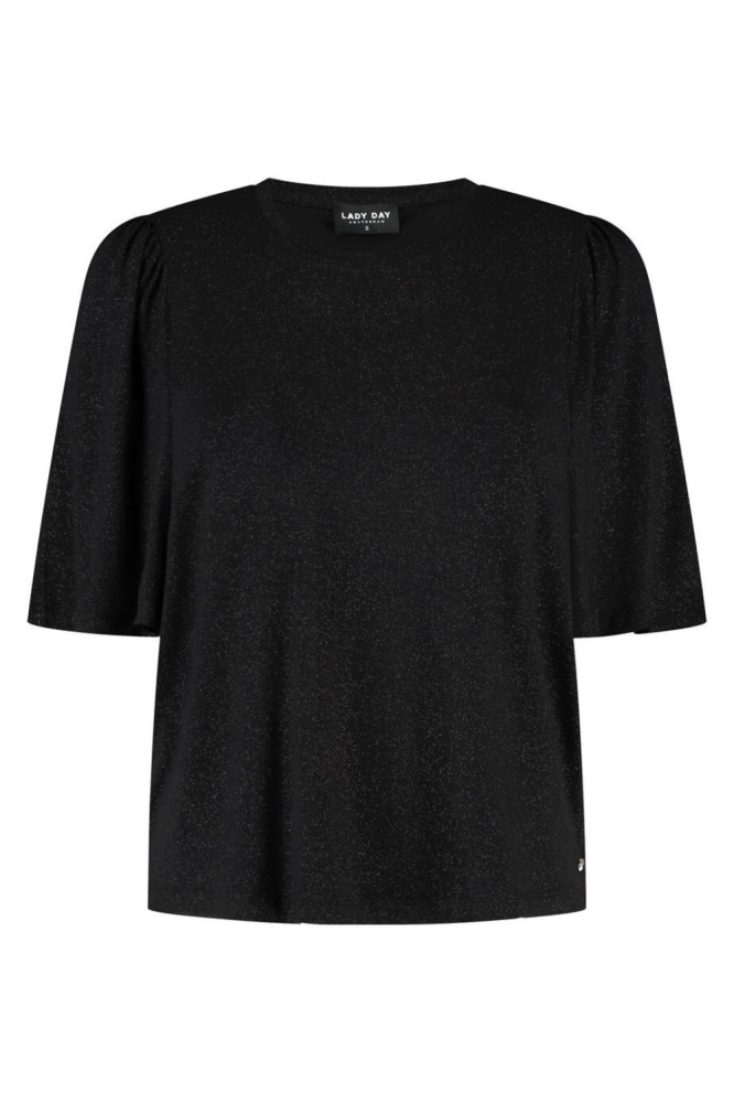 Lady Day zwarte dames t-shirt | Vooraanzicht