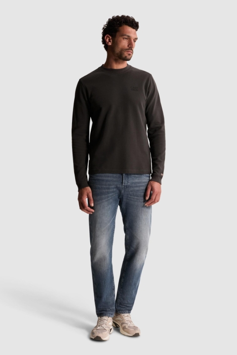 Cast Iron grijze heren t-shirt | Model