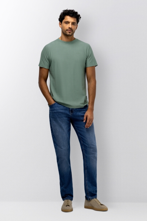 State of Art groene heren t-shirt | Model