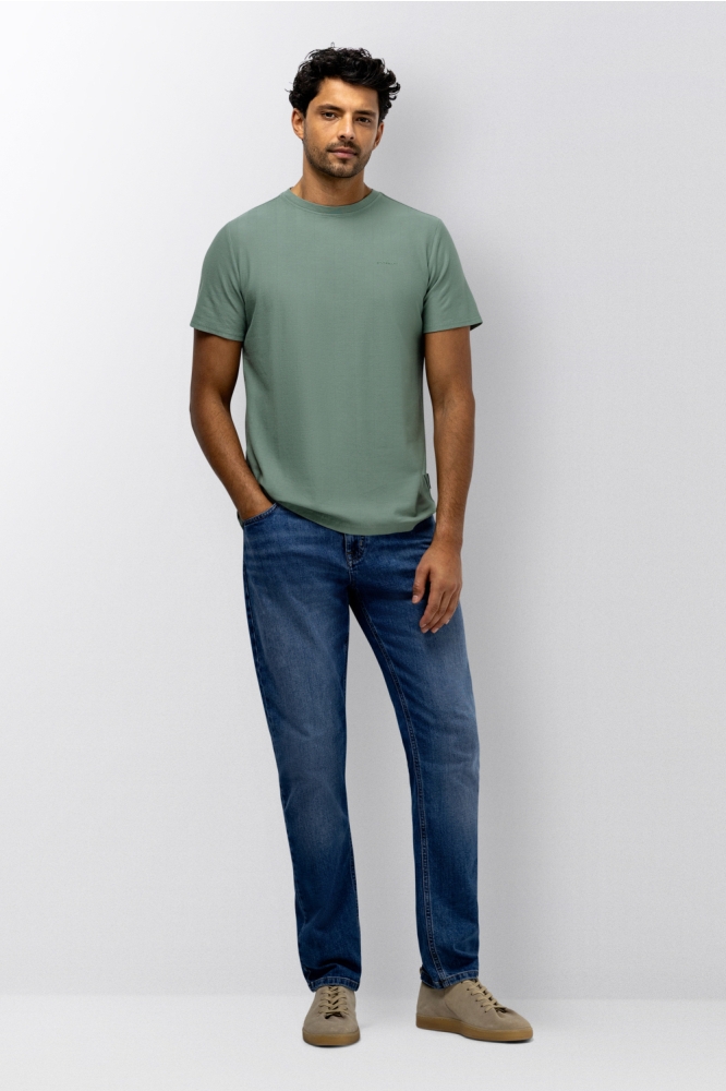 State of Art groene heren t-shirt | Model