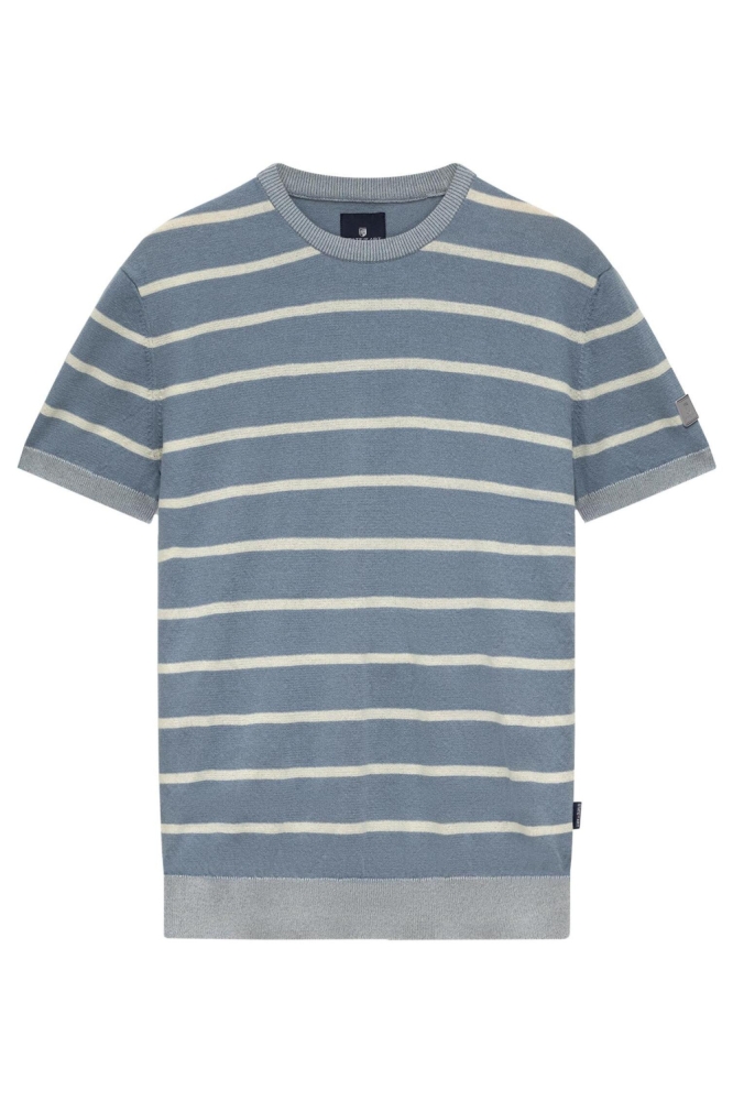 State of Art blauwe heren t-shirt | Vooraanzicht