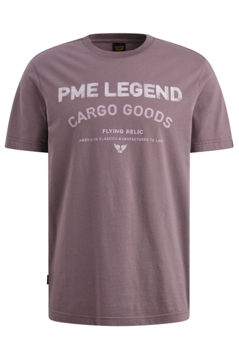 PME legend paarse heren t-shirt | Vooraanzicht
