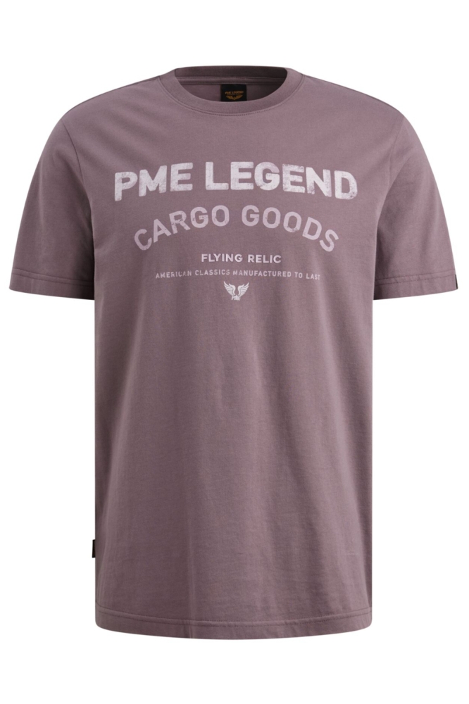 PME legend paarse heren t-shirt | Vooraanzicht