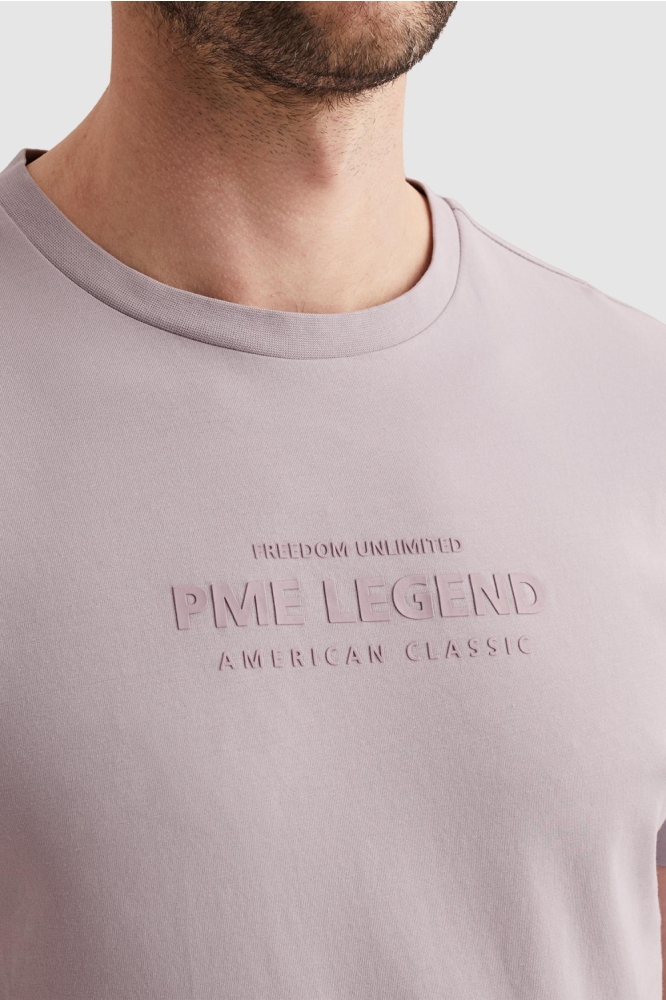 PME legend paarse heren t-shirt | Close up