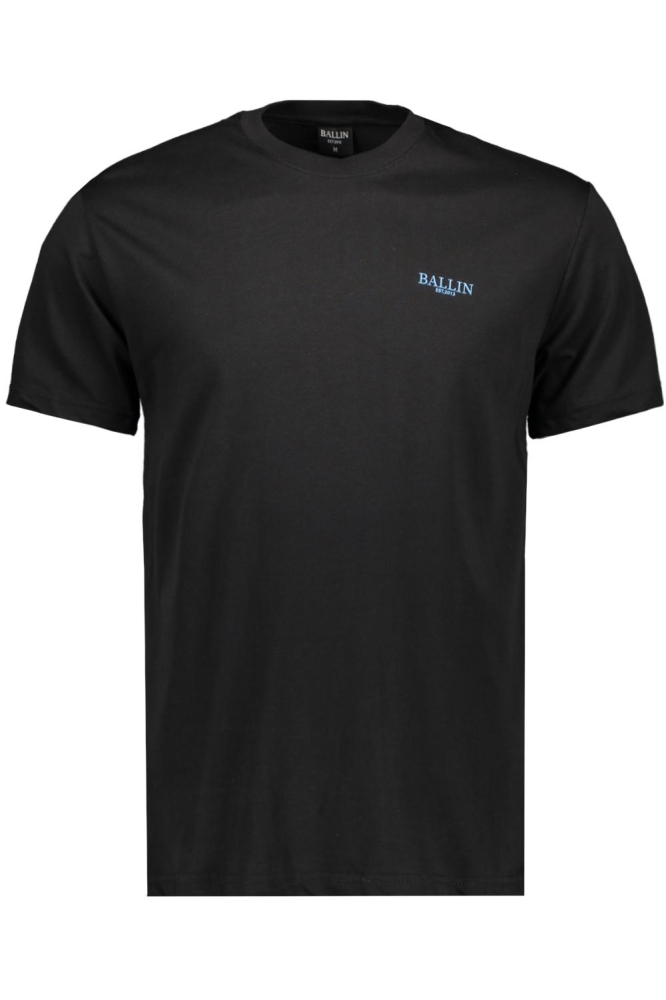 Ballin zwarte heren t-shirt | Vooraanzicht