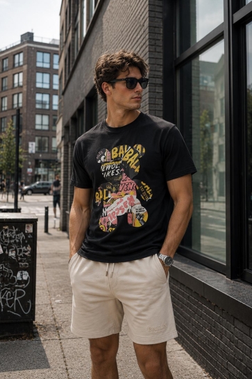 Ballin T-shirt T SHIRT 2638 BLACK