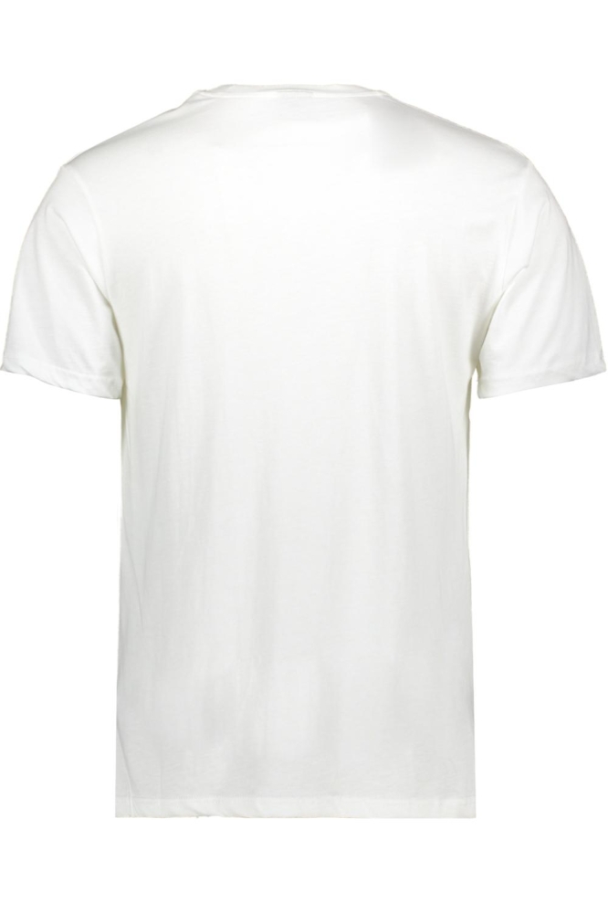Ballin witte heren t-shirt | Achteraanzicht