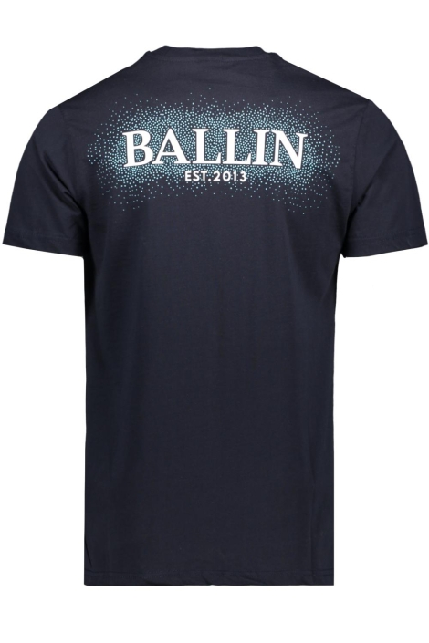 Ballin blauwe heren t-shirt | Achteraanzicht