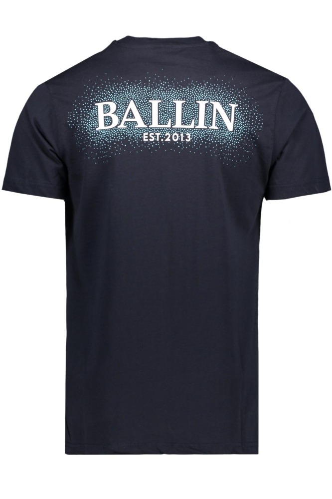 Ballin blauwe heren t-shirt | Achteraanzicht
