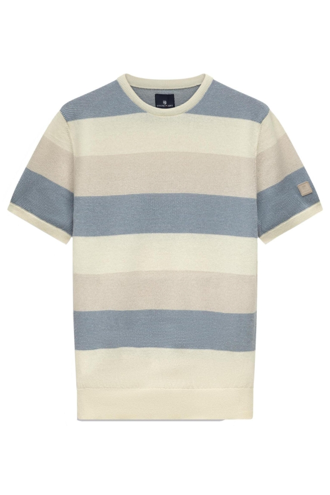 State of Art witte heren t-shirt | Vooraanzicht