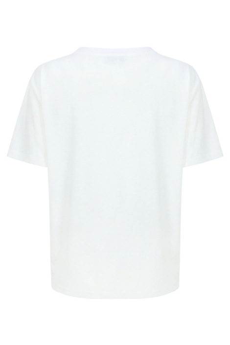 C&S The Label witte dames t-shirt | Achteraanzicht