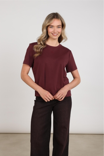Nukus T-shirt LUNA SHIRT NK NKF04012 333 cherry